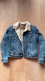 Levi’s original sherpa trucker jack, Ophalen of Verzenden, Zo goed als nieuw, Blauw