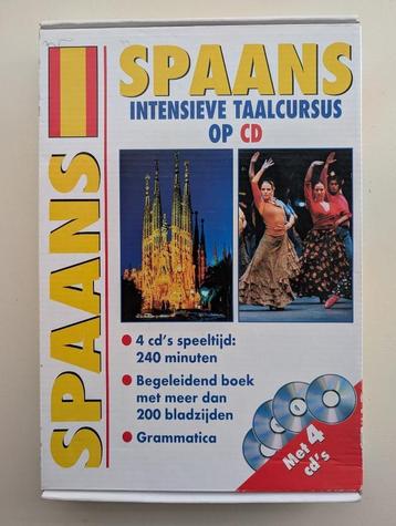 Spaanse Luistercursus - Intensieve Taalcursus op CD (4 CD's) beschikbaar voor biedingen