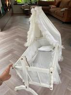 Houten poppenbed schommelwieg, Kinderen en Baby's, Speelgoed | Poppen, Ophalen, Gebruikt