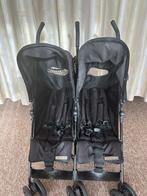 Tweeling Kinderwagen - Zwart, Kinderen en Baby's, Ophalen of Verzenden, Gebruikt, Kinderwagen of Buggy