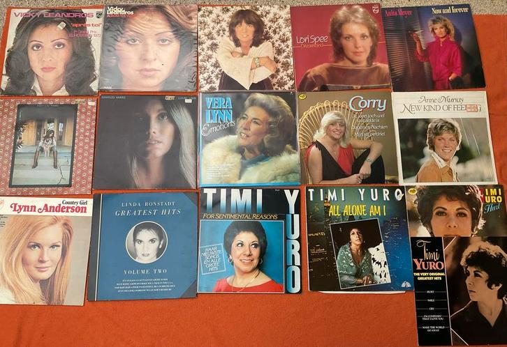 LP Verzameling: Zangeressen oa Linda Ronstadt, Lori Spee, Cd's en Dvd's, Vinyl | Overige Vinyl, Gebruikt, 12 inch, Ophalen