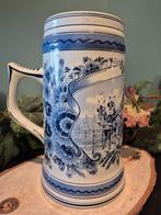 Antieke Delfts Blauwe Heineken Pul, Ophalen, Zo goed als nieuw, Rond, Steen of Aardewerk