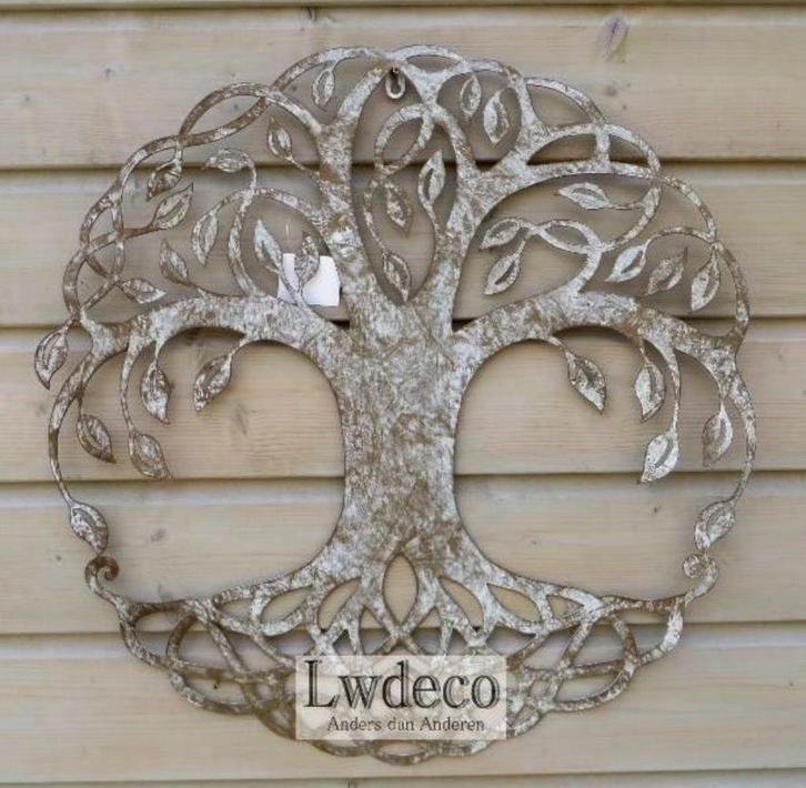 *AANBIEDING OP=OP* mooie metalen Keltische levensboom 60cm, Huis en Inrichting, Woonaccessoires | Wanddecoraties, Nieuw, Ophalen of Verzenden
