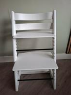 Stokke tripp trapp / trip trap kleur wit, Kinderen en Baby's, Kinderstoelen, Ophalen, Zo goed als nieuw, Meegroeistoel