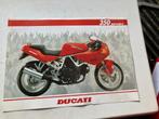 Nieuwe originele folder Ducati 350SS 1992-1997, Ophalen of Verzenden, Ducati