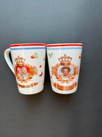 Mok koningsfeest  Willem&Maxima en beker prinses Beatrix, Verzamelen, Koninklijk Huis en Royalty, Ophalen of Verzenden, Zo goed als nieuw