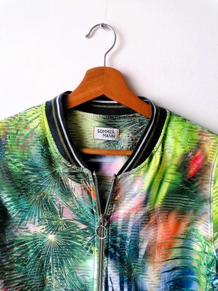 Sommermann luchtig vest driekwart mouw, maat M, Kleding | Dames, Truien en Vesten, Gedragen, Maat 38/40 (M), Groen, Ophalen of Verzenden