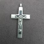 Vintage kruisje Jezus ketting, Ophalen of Verzenden, Gebruikt, Sieraad, Christendom | Katholiek