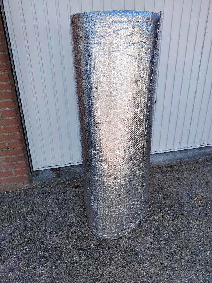 Aluminium noppenfolie dubbel gelamineerd voor isolatie 31m², Doe-het-zelf en Verbouw, Zeil en Folie, Nieuw, Folie, 15 m² of meer