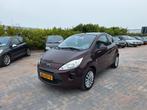 WEEKENDAANBIEDING Ford Ka 1.2 51KW 2009 Bruin + nieuwe APK, Voorwielaandrijving, Stof, 4 cilinders, 4 stoelen