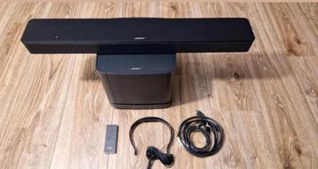 Bose Soundbar 300 + Bass Modulle 500 + 2 surround speakers beschikbaar voor biedingen