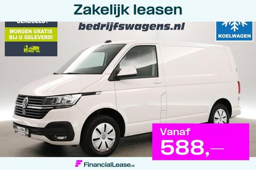 Volkswagen Transporter 2.0 TDI L1H1 28 150PK | Koelauto | Na, Auto's, Bestelauto's, Bedrijf, Lease, Financial lease, ABS, Achteruitrijcamera