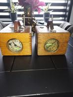 Houten Duivenklokken - Vintage, Antiek en Kunst, Ophalen of Verzenden