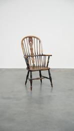 Antieke Engelse highback Windsor eetkamerstoel, Ophalen