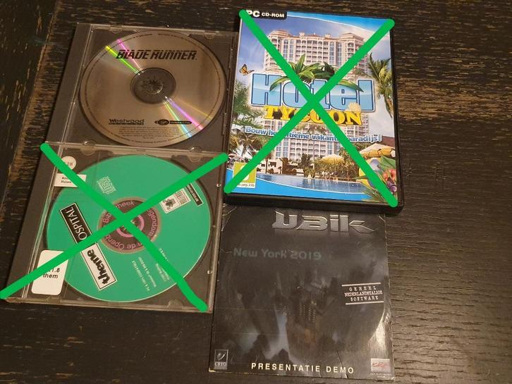 Diverse PC CD-ROM - Blade Runner & Ubik presentatie demo, Spelcomputers en Games, Games | Pc, Gebruikt, 1 speler, Ophalen of Verzenden