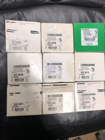 Diverse motorbeveiligingsschakelaars !! beschikbaar voor biedingen