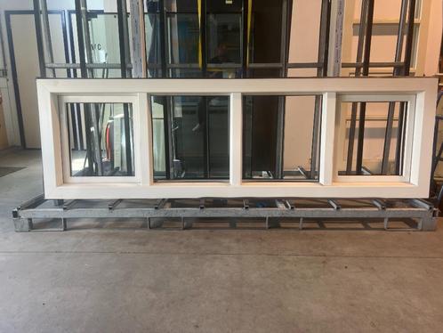 Dakkapelkozijn met 2 draaikiepkozijnen RAL 9010, Doe-het-zelf en Verbouw, Kozijnen en Schuifpuien, Nieuw, Raamkozijn, Kunststof