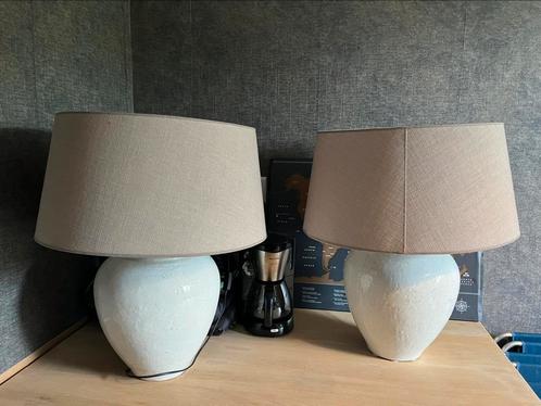 2 grote tafellampen - Roberts collection, Huis en Inrichting, Lampen | Tafellampen, Zo goed als nieuw, 50 tot 75 cm, Ophalen