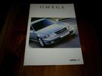 Opel Omega 9 / 1999 48 pag. + Prijslijst, Boeken, Opel, Zo goed als nieuw, Verzenden