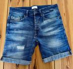 Zara jeans/ korte broek - Blauw denim - maat 38 / Small, Zara, Blauw, W32 (confectie 46) of kleiner, Ophalen of Verzenden