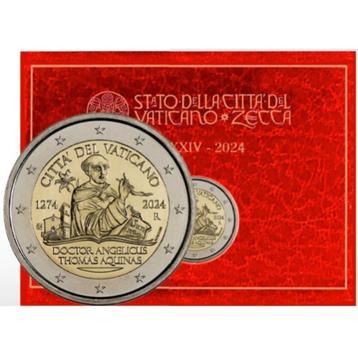 2 euro Vaticaan 2024 - St. Thomas Aquinas (BU) beschikbaar voor biedingen