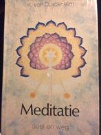 meditatie doel en weg, Boeken, Ophalen of Verzenden, Zo goed als nieuw, Meditatie of Yoga, Instructieboek