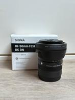 Sigma 18-50mm F2.8 DC DN Lens - Sony, Ophalen of Verzenden, Zo goed als nieuw