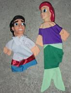 3 nieuwe Disney Handpoppen Ariel/ erik en Gini aladin, Verzamelen, Ophalen of Verzenden, Nieuw, Beeldje of Figuurtje