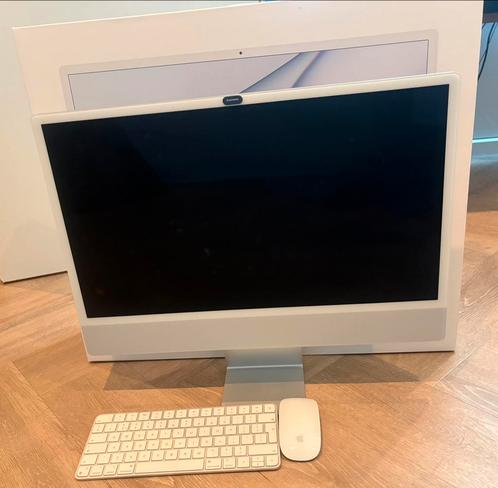 Apple iMac 24 inch - M1 - zilver z.g.a.n., Computers en Software, Apple Desktops, Zo goed als nieuw, iMac, SSD, 8 GB, Ophalen