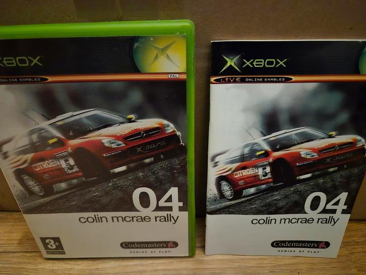 Colin McRae Rally 04 XboX Original, Spelcomputers en Games, Games | Xbox Original, Zo goed als nieuw, Racen en Vliegen, 1 speler