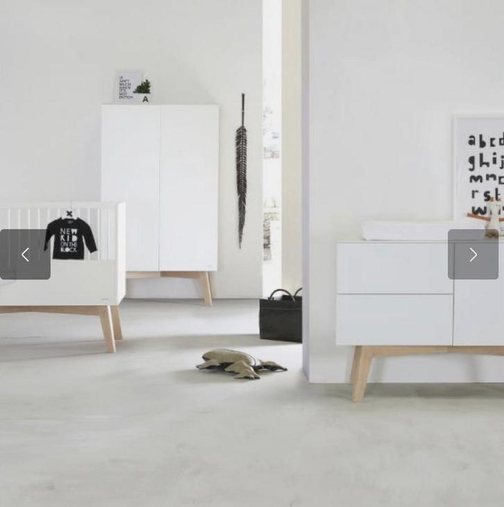 Kidsmill Sixties babykamer mat wit met lichte poten, Kinderen en Baby's, Kinderkamer | Complete kinderkamers, Gebruikt, Jongetje of Meisje