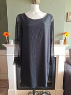 Ana Alcazar zwart jurk transparant plisse mouw 38 M gratis v, Kleding | Dames, Jurken, Maat 38/40 (M), Verzenden, Zwart, Zo goed als nieuw