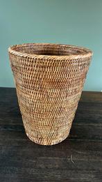 3x Rotan wasmand/papierbak NIEUW, Ophalen of Verzenden, Zo goed als nieuw, Rond, Riet