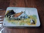 uit oma's kast nostalgische rien poortvliet koektrommel, Ophalen of Verzenden, Gebruikt, Koek(jes)