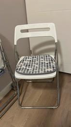 1 klapstoel Ikea ‘Nisse’, Tuin en Terras, Ophalen, Gebruikt, Kunststof, Inklapbaar