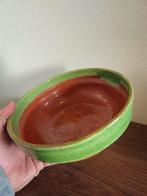 Antieke keramiek brocante keukenschaal schaal kom laag model, Ophalen of Verzenden