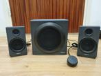 Logitech computerspeakers met subwoofer, Computers en Software, Pc speakers, Ophalen, Gebruikt, Logitech