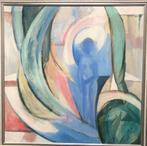 Gène Eggen (1921-2000) Ulestraten schilderij de Blauwe Engel, Antiek en Kunst, Kunst | Schilderijen | Klassiek, Ophalen