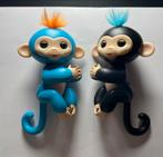 2 Fingerlings aapjes - Blauw en zwart en extra kleintje, Ophalen of Verzenden, Gebruikt, Jongen of Meisje