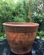 Oud Hollandse terracotta bloempot 30cm vorstbestendig, Tuin en Terras, 25 tot 40 cm, Rond, Zo goed als nieuw, Minder dan 40 cm