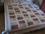 Nieuw, patchwork quilt set / sprei bedsprei met bloemen., Huis en Inrichting, Slaapkamer | Beddengoed, Ophalen of Verzenden, Nieuw