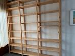 Houten Boekenkast/ stellingkast met Planken, Huis en Inrichting, Kasten | Boekenkasten, Ophalen, Met plank(en), Gebruikt, 200 cm of meer