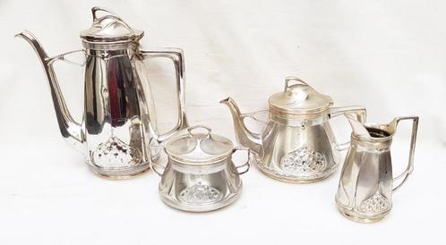 Koffie- en theeservies (4) - Orivit., Antiek en Kunst, Antiek | Servies compleet, Ophalen of Verzenden