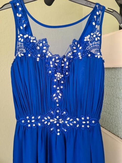Mooie avondjurk/ feestjurk kobaltblauw maat s/m, Kleding | Dames, Gelegenheidskleding, Zo goed als nieuw, Galajurk, Maat 36 (S)
