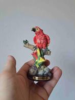 Papegaai van kunsthars vogel van Michelangelo 7x13cm, Ophalen of Verzenden, Zo goed als nieuw, Vogel, Beeldje of Figuurtje