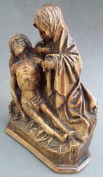 Om 1875 - 1900 Neo Gotiek Beeld Sculptuur Pieta Maria Jezus, Ophalen of Verzenden