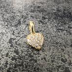 14 karaat gouden hart model hanger kettinghanger, Sieraden, Tassen en Uiterlijk, Kettinghangers, Ophalen of Verzenden, Nieuw, Goud