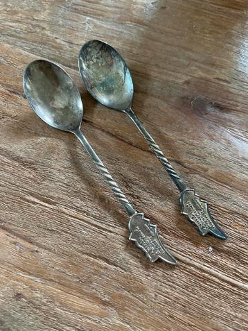 Vintage Verzilverde Lepels - Set van 2 beschikbaar voor biedingen