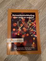 Netwerkontwikkeling zorg en welzijn - 2e druk, Boeken, Ophalen of Verzenden, Gamma, Zo goed als nieuw, HBO