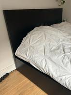 IKEA MALM Tweepersoonsbed met 2 lades 140x200 cm, Huis en Inrichting, Slaapkamer | Bedden, Ophalen, Gebruikt, Zwart, Tweepersoons